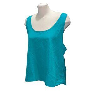 Hype Womens XL Teal Racerback Tank Top Sleeveless Lightweight Casual Wear